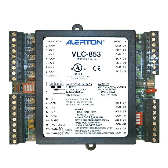 VLC-853, Alerton DDC Ʈ  I/Oü